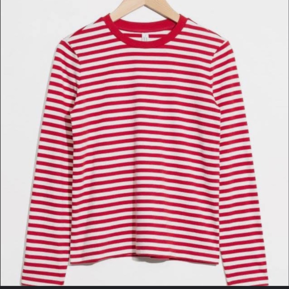 & Other Stories Striped Nautical Long-Sleeve Tee